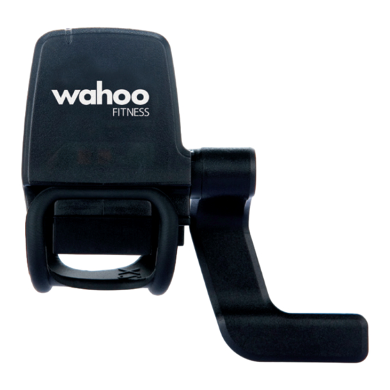 Wahoo BLUE SC Quick Start Manual