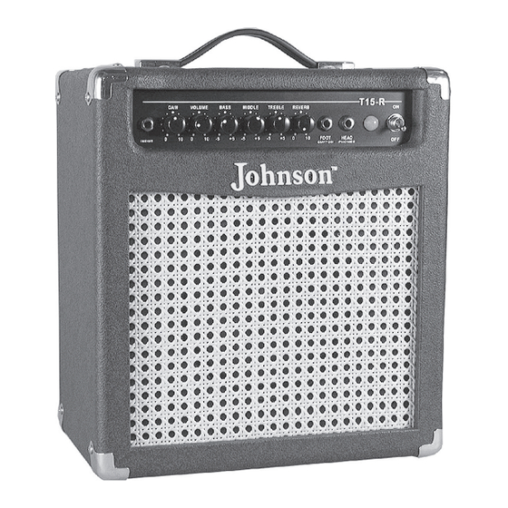 Johnson Musical Instruments T15-R Owner's Manual