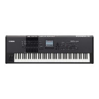 Yamaha MOTIF XF Reference Manual