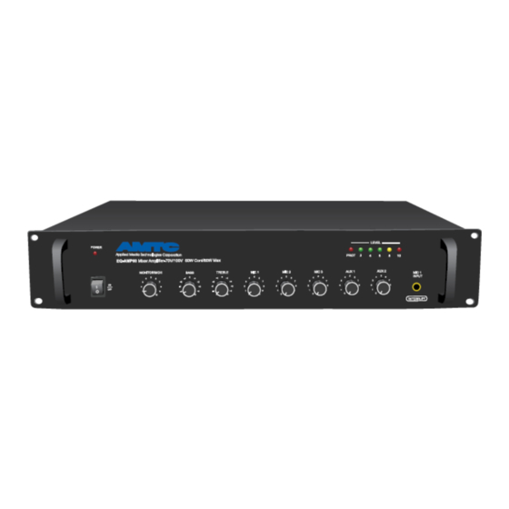 AMTC EQ-AMP60 Manuals