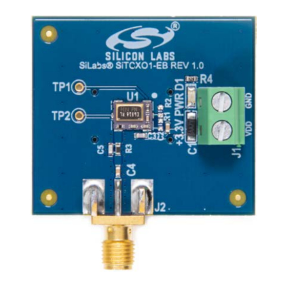 Silicon Laboratories SiTCXO1-EVB User Manual