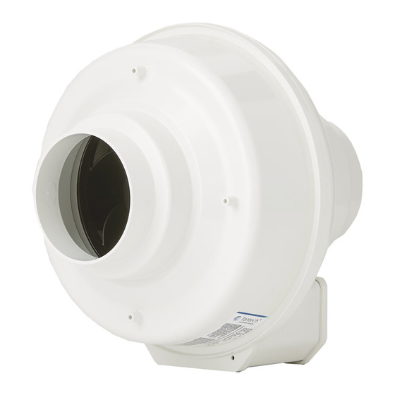 Fantech FR Series Installation And Maintenance Instructions Manual