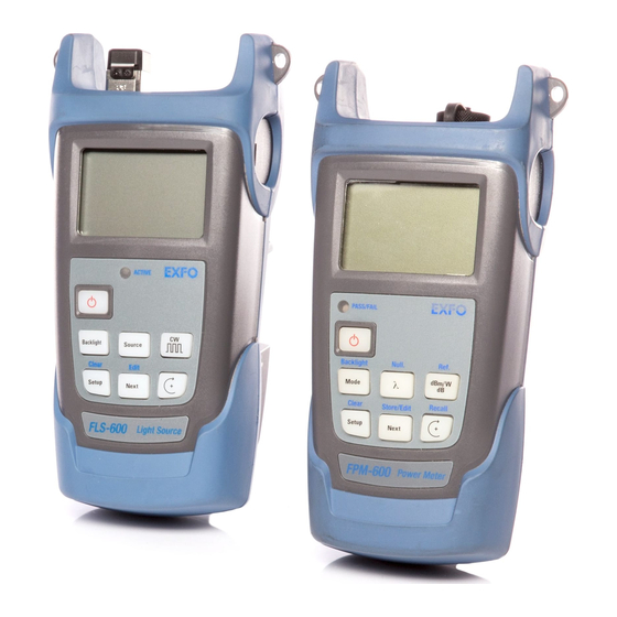 EXFO FPM-600 User Manual
