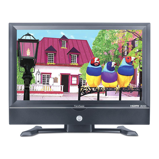 ViewSonic N3251w User Manual