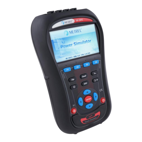 METREL MI 2891 Instruction Manual