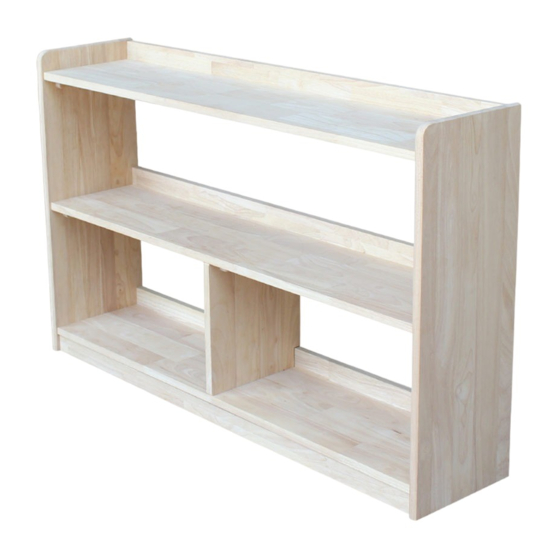 Unfinished Furniture of Wilmington ABBY SH-14830 Assembly Instructions