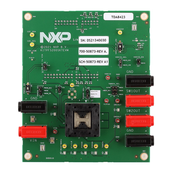 NXP Semiconductors KITPF5200SKTEVM Manuals