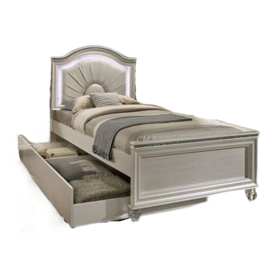 Furniture of America Allie Trundle CM7901T Manuals