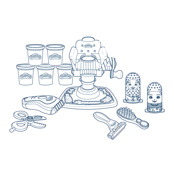 Hasbro Play-Doh Buzz 'n Cut Barber Shop Manual