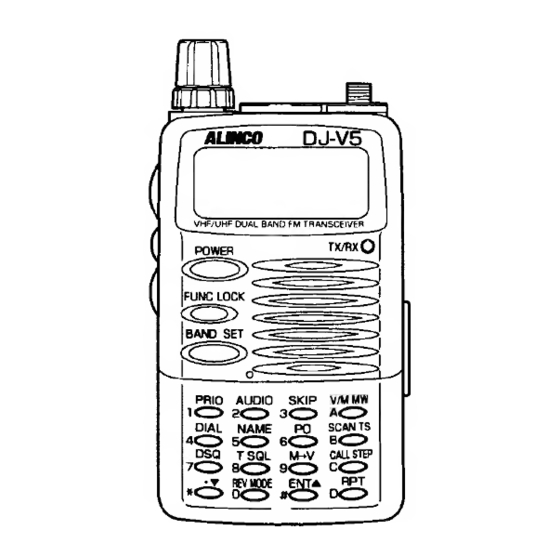 Alinco DJ-V5T/E Instruction Manual