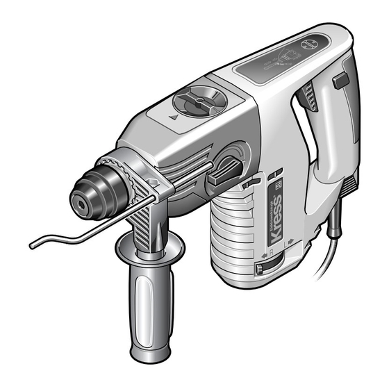 KRESS 600 PSE Operating Instructions Manual
