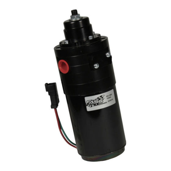 Fass 260G Installation Manual