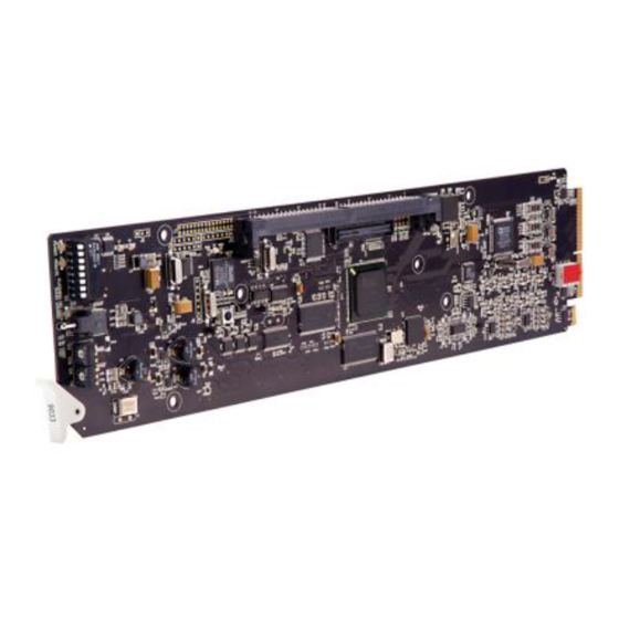 Cobalt Digital Inc openGear 9033-SD Manuals