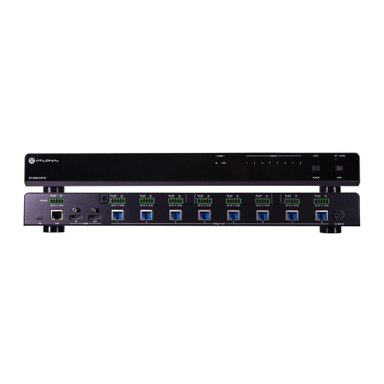 Atlona AT-UHD-CAT-8 Manual