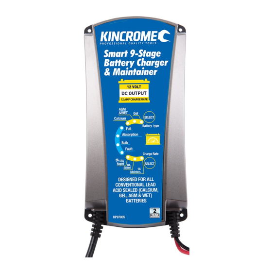 kincrome KP87005 Manuals