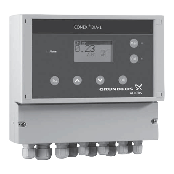 GRUNDFOS ALLDOS Conex DIA-1 Installation And Operating Instructions Manual