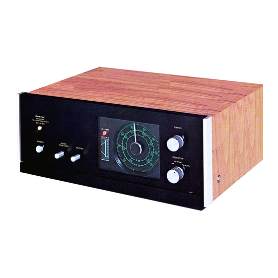 Sansui TU-666 Operating Instructions & Service Manual