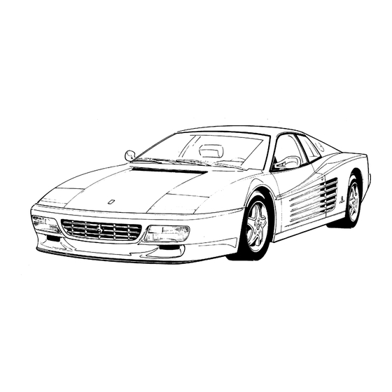 Ferrari F512 TR Technical Manual