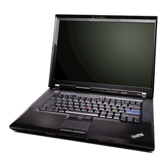 Lenovo ThinkPad R500 Håndbok For Service Og Problemløsing