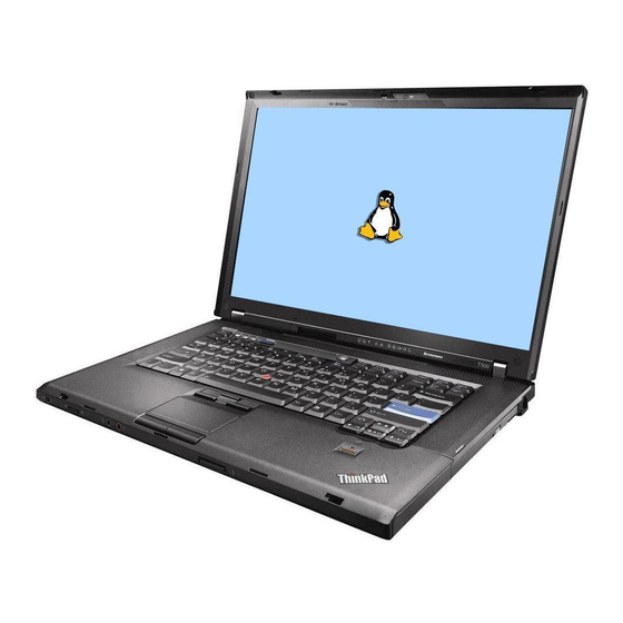 Lenovo ThinkPad R500 Příručka Pro Základní Servis A Odstraňování Problém