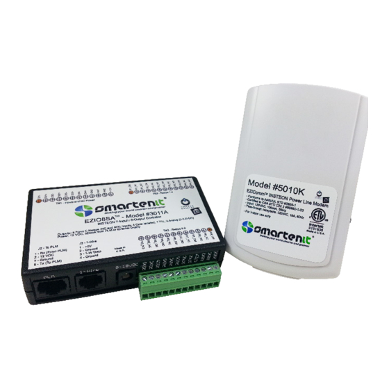 Smartenit EZIO8SA PLM Combo Quick Start Manual