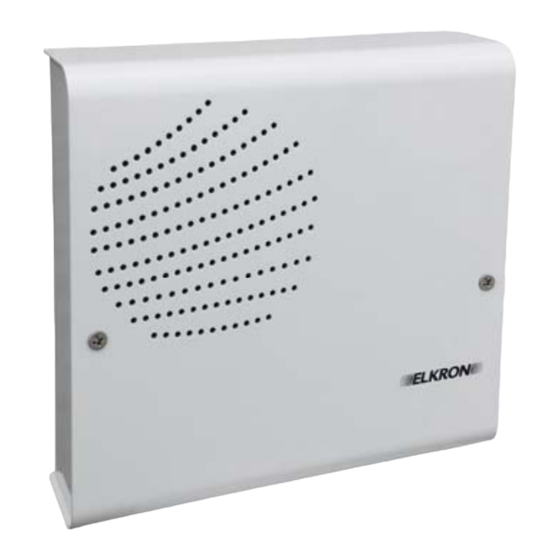 Elkron HP375M Installation Manual