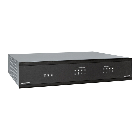 Crestron DM-NAX-8ZSA Product Manual