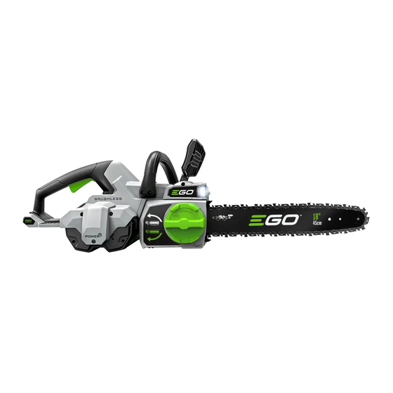 Ego Power+ CS1800E User Manual