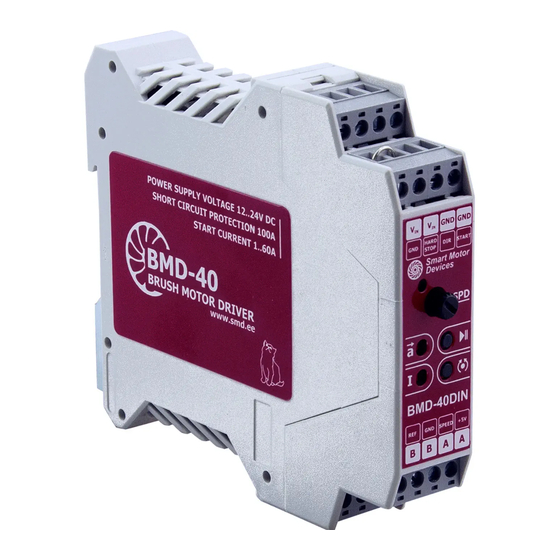 SMD BMD-40DIN User Manual
