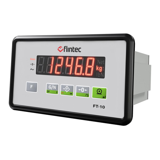 Flintec FT-10 User Manual