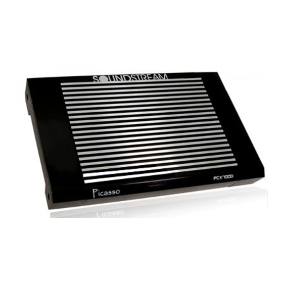 Soundstream PCX700D Owner's Manual