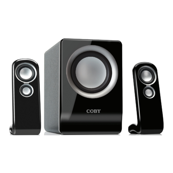 Coby CSMP80 - Multimedia Speaker System Instruction Manual