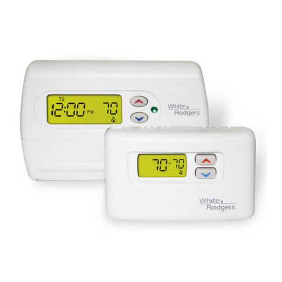 White Rodgers 1F85RF-275 Installation And Operating Instructions Manual