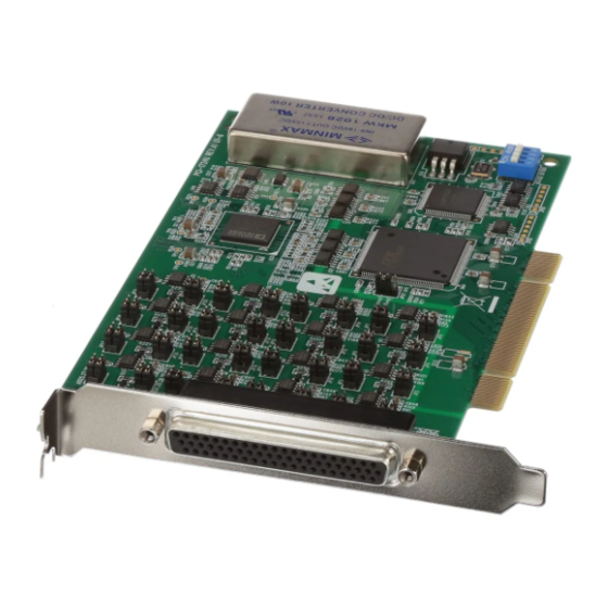 Advantech PCI-1724U Manuals