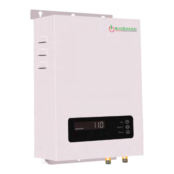 SioGreen SIO 18 Operation & Installation Manual