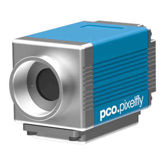 Pco pixelfly Operating Instructions Manual
