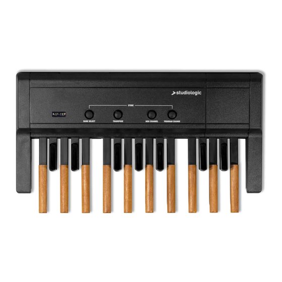 Fatar STUDIOLOGIC MP-113 Instruction Manual