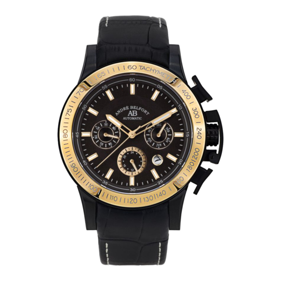 Chronos Manufactures Andre Belfort Le Pilote Manuals