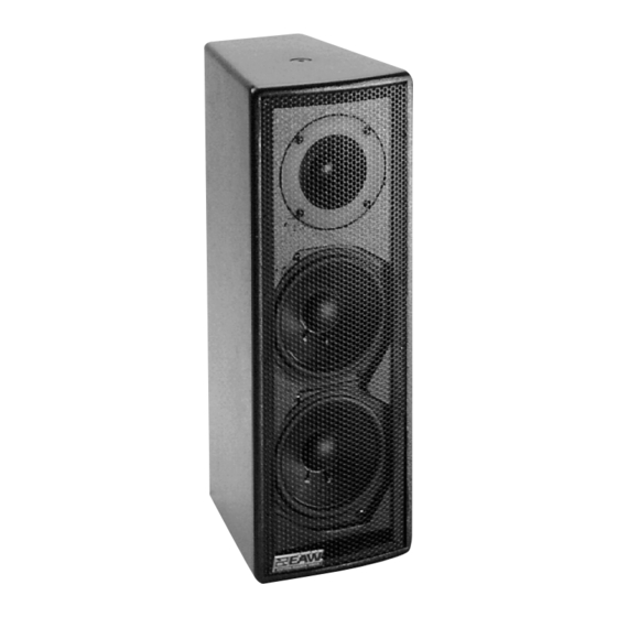 EAW JF50S SPEAKER SYSTEM SPECIFICATIONS ManualsLib