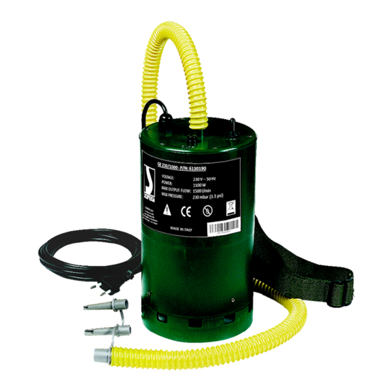 SCOPREGA GE 230/1000 Instruction Manual