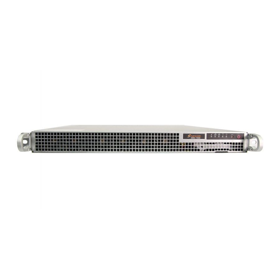 Sencore MRD 7000 User Manual