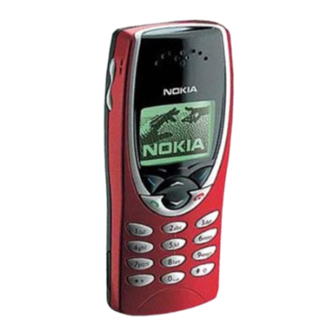 Nokia 8210 Connection Manual