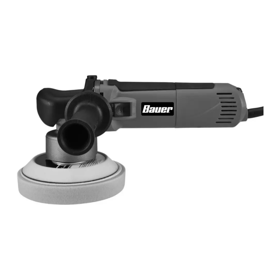 Bauer 1814E-B Dual Action Polisher Manuals