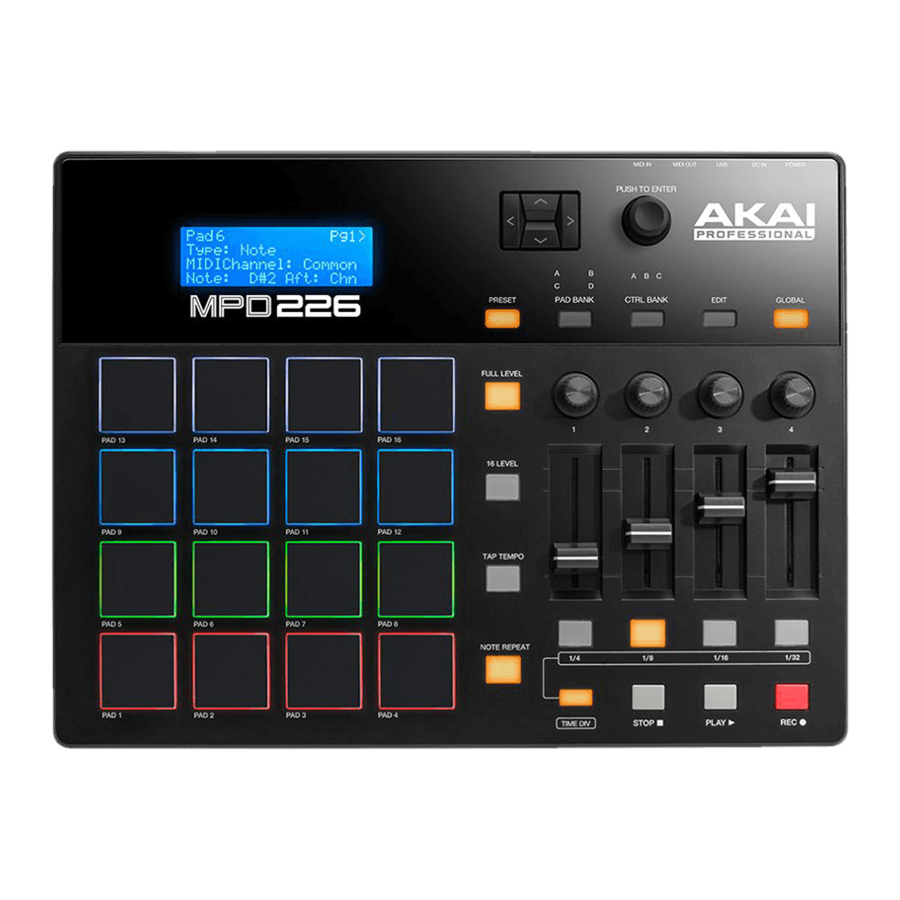 Akai MPD226 Manual