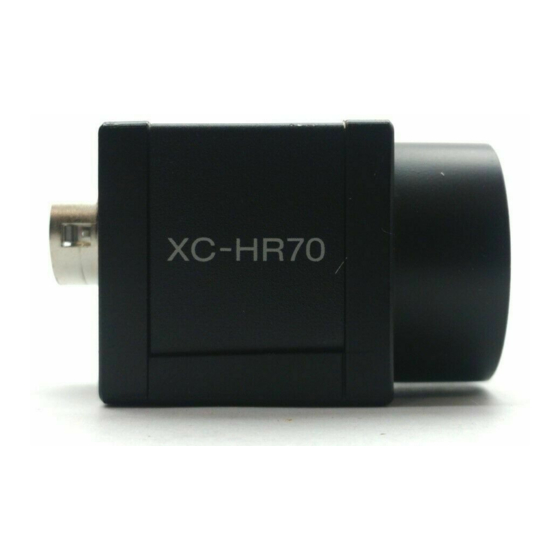 Sony XC-HR70 Technical Manual