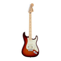 Fender American Standard Stratocaster HSS 2012 User Manual