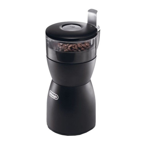 DeLonghi KG40 Important Instructions