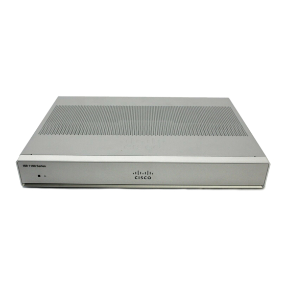 Cisco 1100-8P Hardware Installation Manual