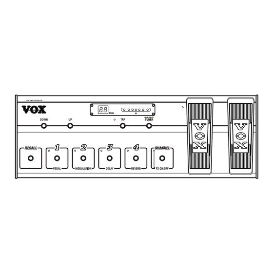 Vox VC-12 Owner's Manual