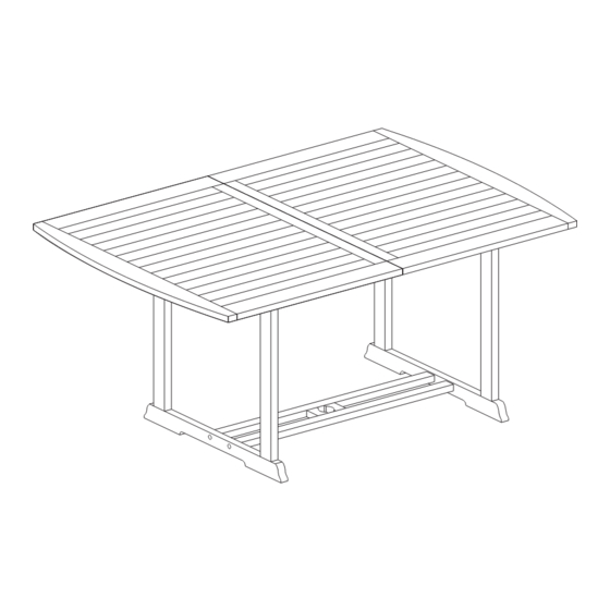 Rowlinson Garden Products Bali SS262A Assembly Instructions